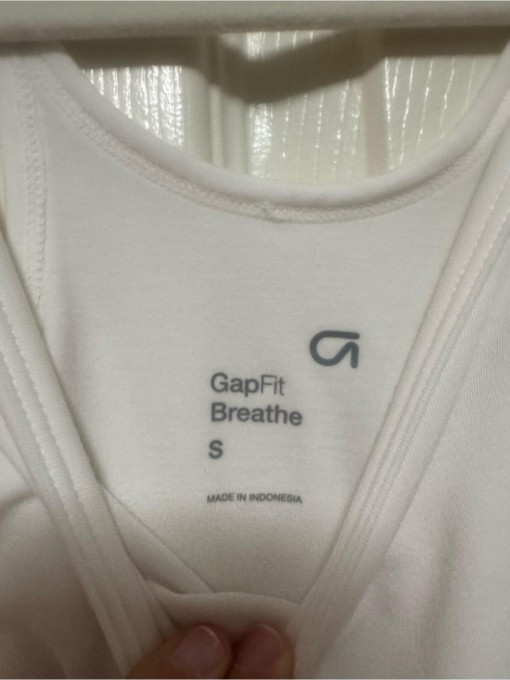 GAP White Racerback Tank Top - Picture 4 of 9